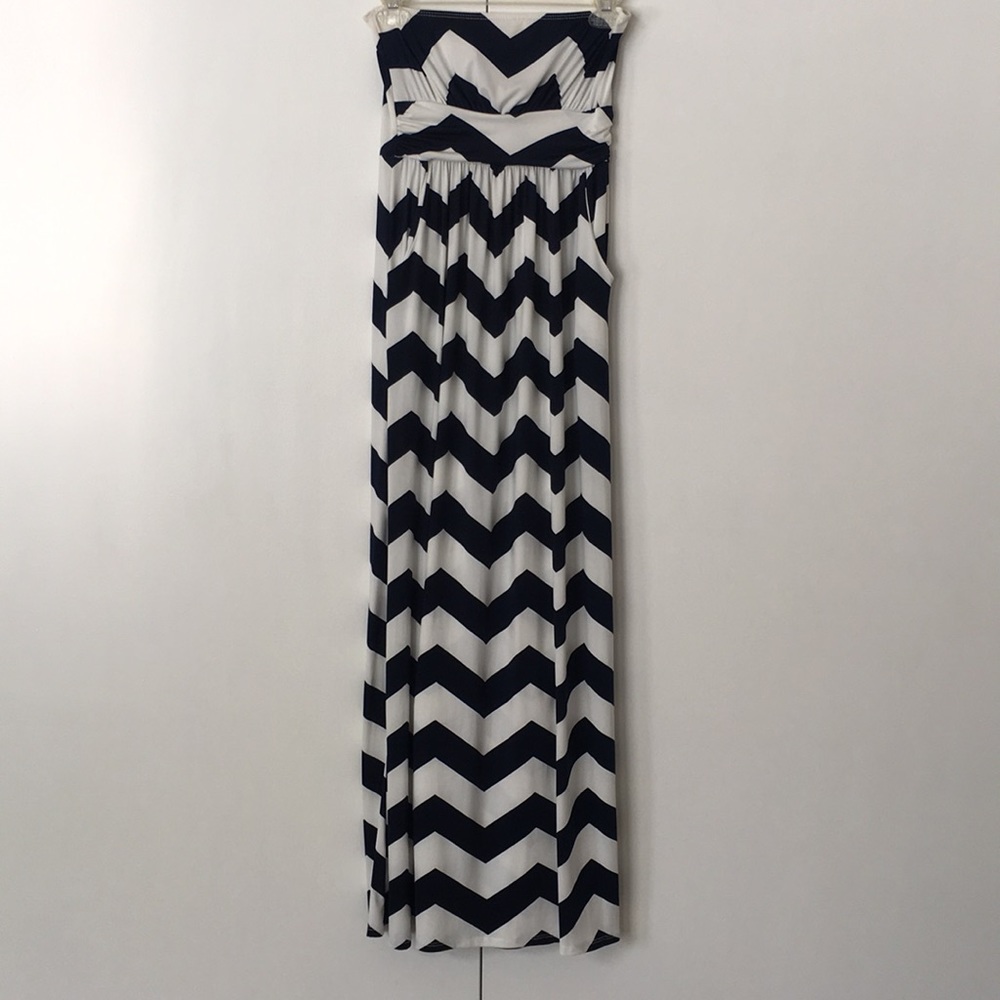 Windsor Chevron patter maxi dress